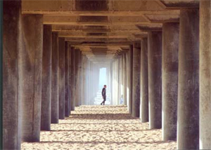 Surfer, Huntington Beach Pier. Photo © Jim Kresge