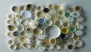Bottle caps, artwork by Richard & Judith Lang
