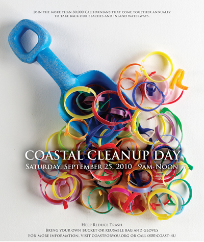 Shovel 2010 Coastal Cleanup Day Poster