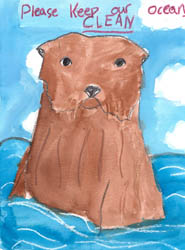 Poster Art Contest Entry from Kerrigan Wartelle, 4th grade