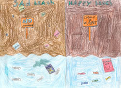 Poster Art Contest Entry from Andrew Holtmann, 6th grade