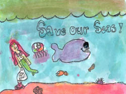 Poster Art Contest Entry from Alana Brager, 3rd grade