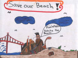 Poster Art Contest Entry from Kiany Rainier, 3rd grade