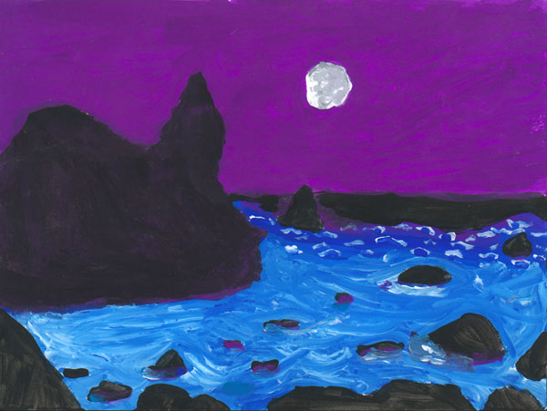 One Magnificent Midnight, by Olivia Hemstreet, 3rd grade, San Clemente