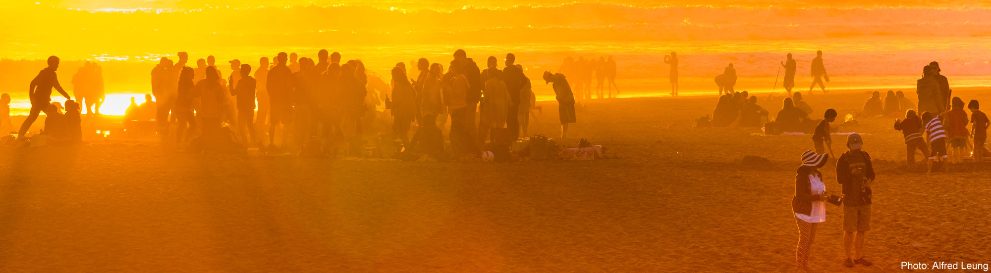 People enjoying West Beach, Photo by Alfred Leung