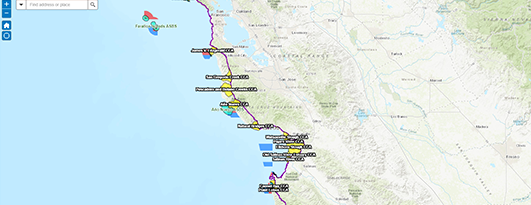 Critical Coastal Areas Map Viewer