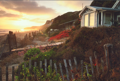 Front Yard and Beach Cottage (Crystal Cove State Park)