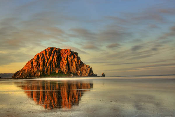 Morro Reflections, Morro Bay, by Rodrigo Alvarez