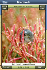 Environmental Volunteers Smart Phone Application Screenshot