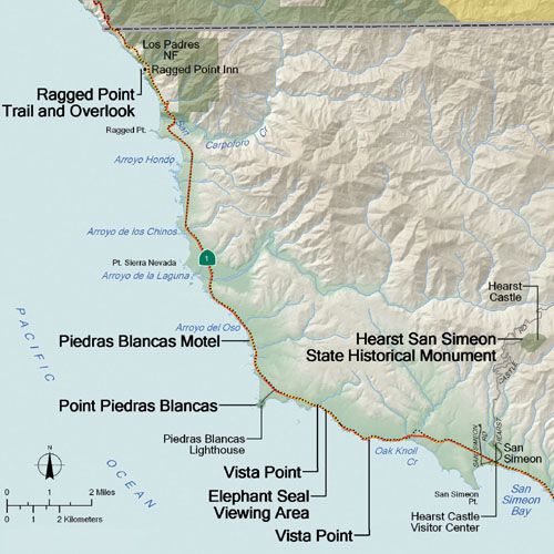 Map - Piedras Blancas