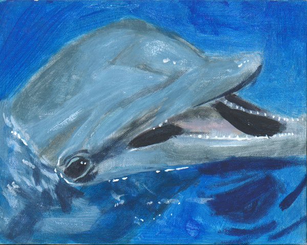 Dolphin, by Edward L. Smith, 4th grade, Rancho Cucamonga