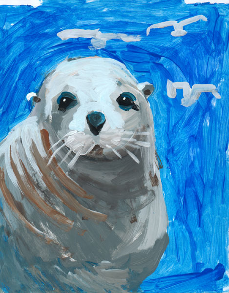 California Sea Lion , by Maximus Wu. kindergarten, Sunnyvale