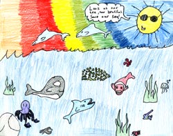 The 2001 California Coastal Commission Children's Poster Art Contest entry by Martin Encinas.