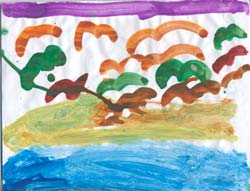 The 2001 California Coastal Commission Children's Poster Art Contest entry by Arianna Anderson.