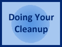 Do your cleanup