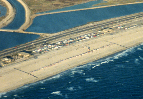 Hands Across the Sands, 1985