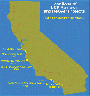 Locations of LCP Reviews and ReCAP